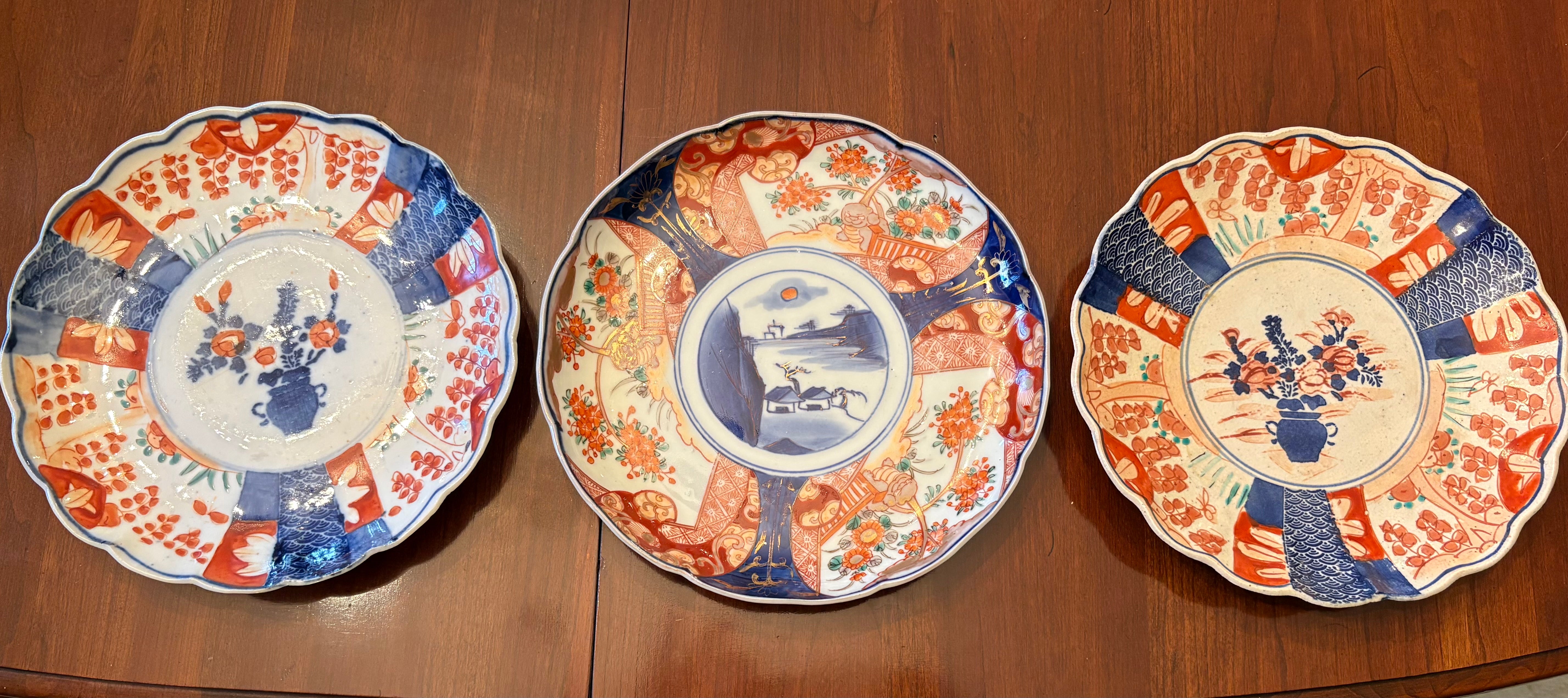Antique Imari Plates