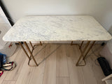 CB2 "Dahlia" Marble Top Desk/Console