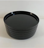 Heller Mid-century Modern Black Stacking Plates