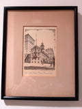 Group of 5 Vintage Boston Engravings