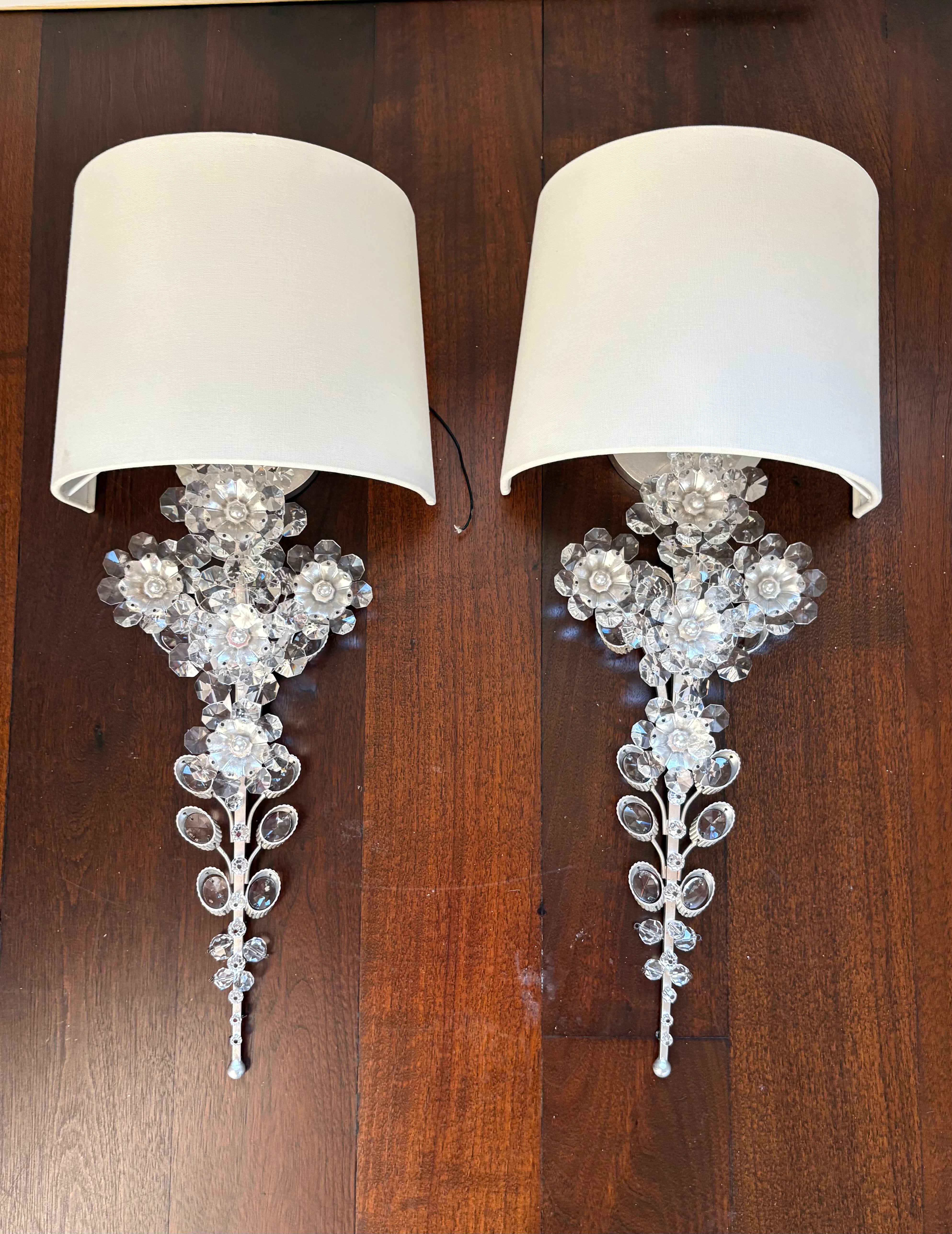 Pair of Aerin Claret Sconces
