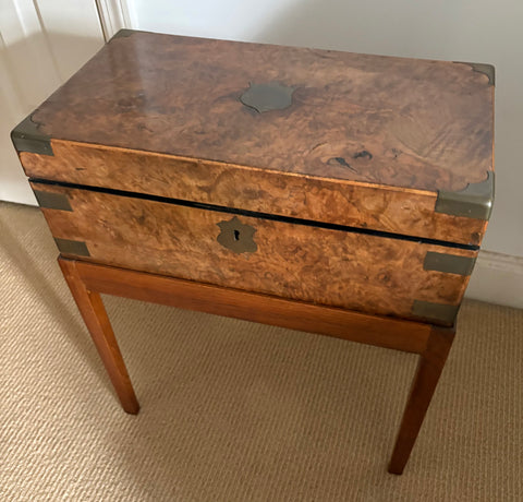 Antique Writing Box on Stand