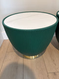 Pair of Contemporary Marble Top Side Tables