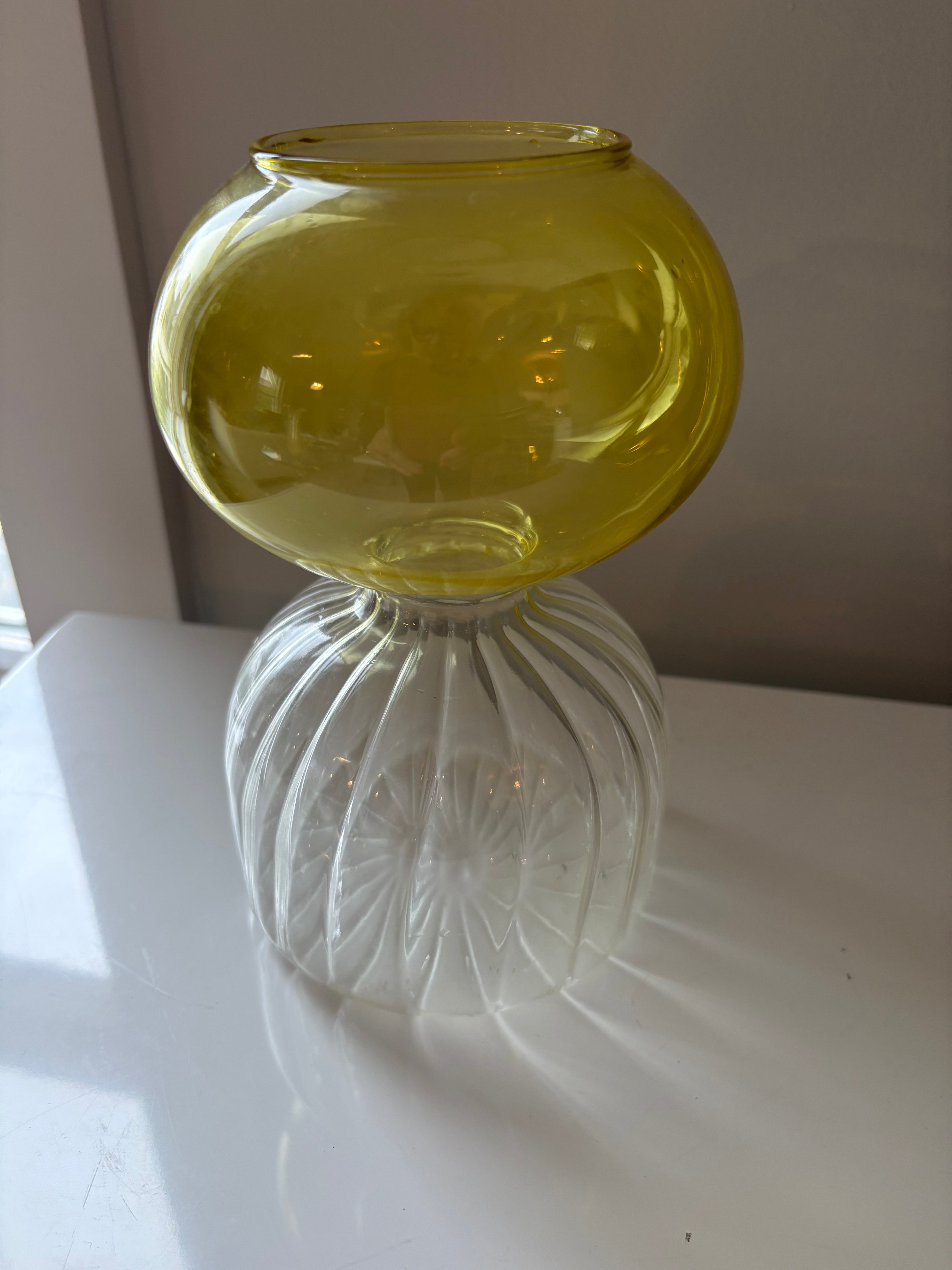 Anthropologie Hourglass Vase