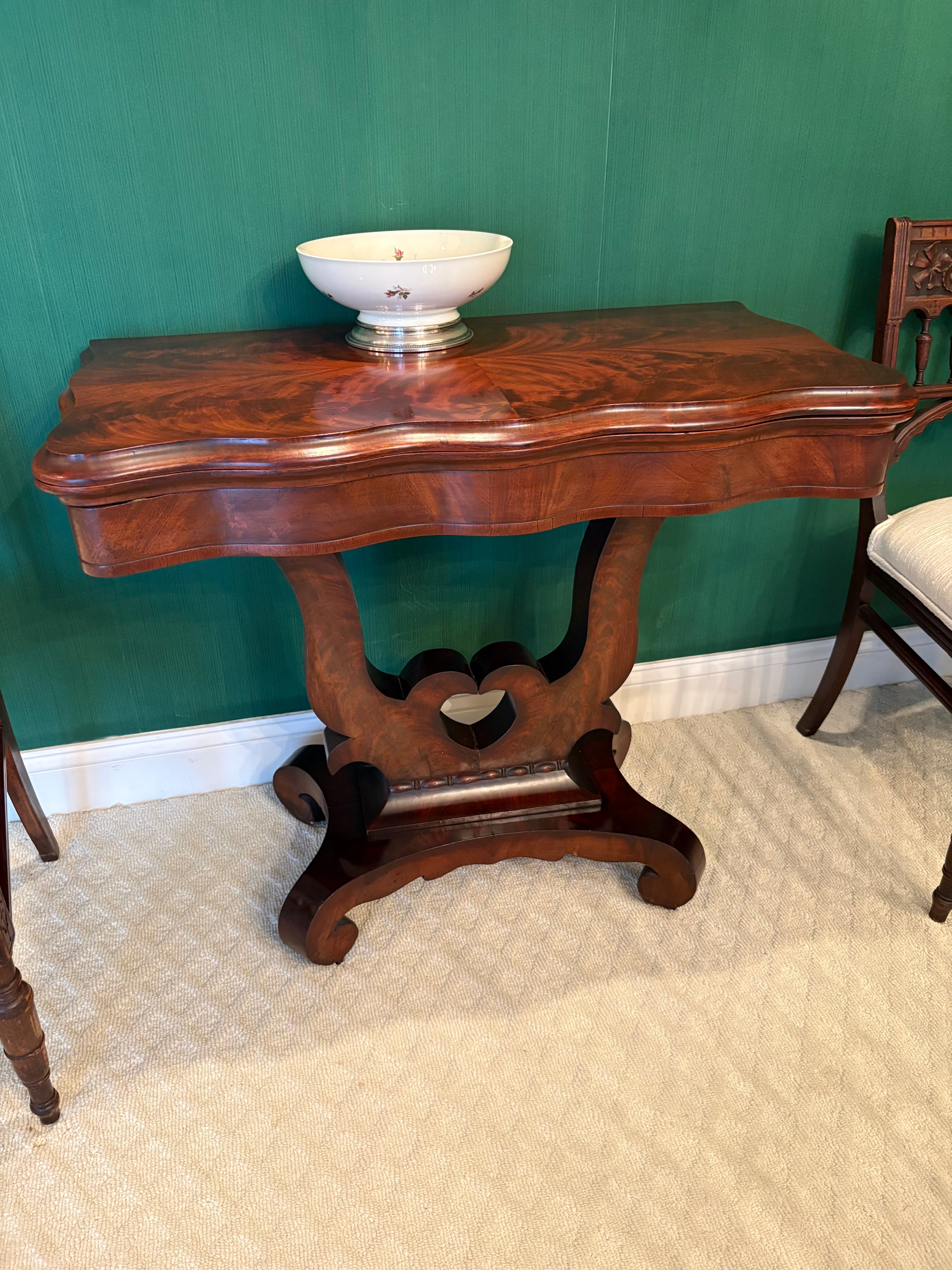 Empire Flip Top Game/Tea Table