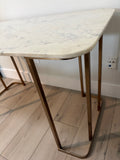 CB2 "Dahlia" Marble Top Desk/Console