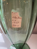 Vintage Steuben Green Glass Vase