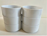 Heller Mid-Century Modern White Stacking Maxi Bowls