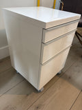 White Lacquer Rolling File