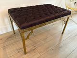Vintage Brass Bench