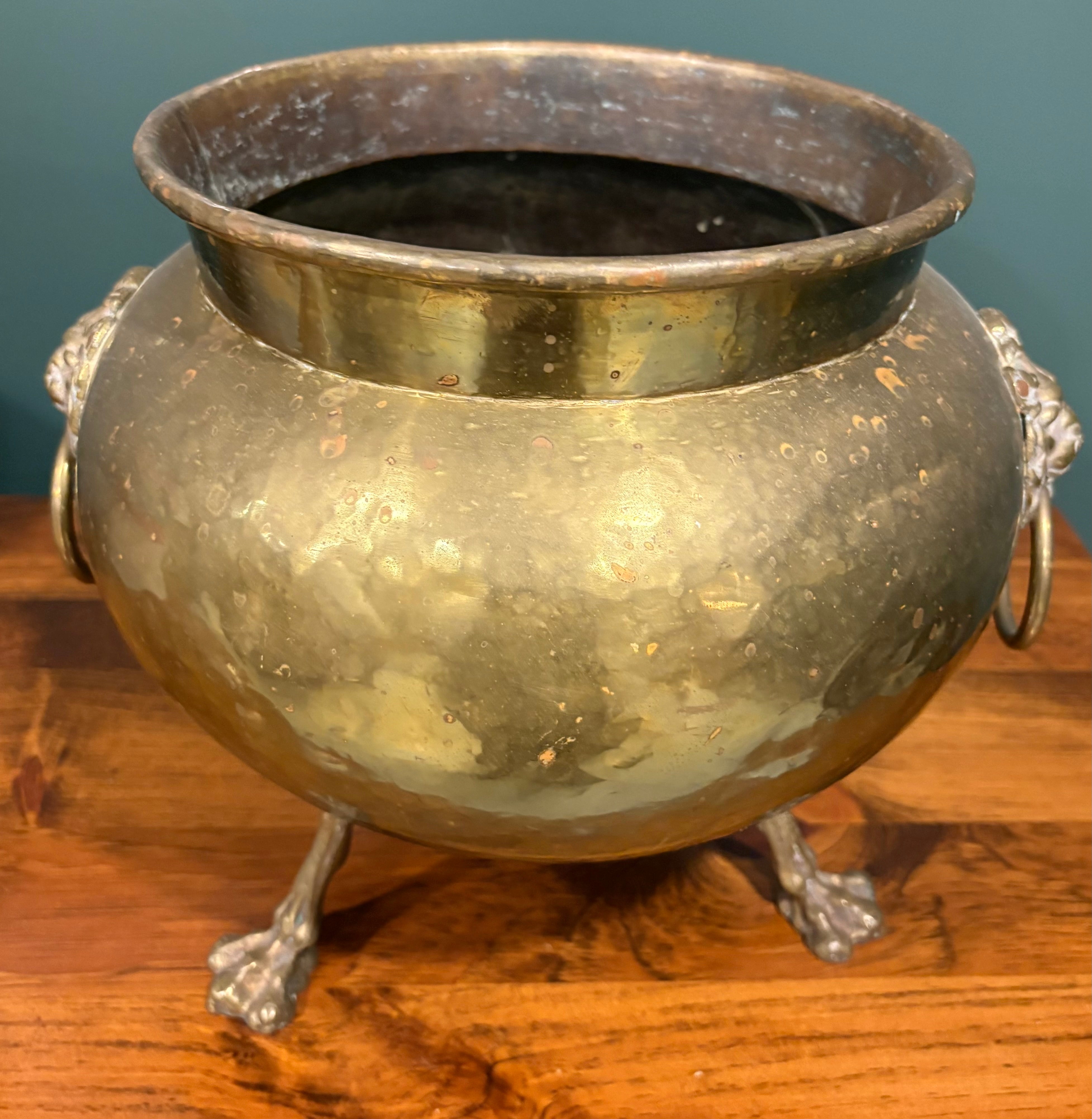 Regency Style Brass Planter