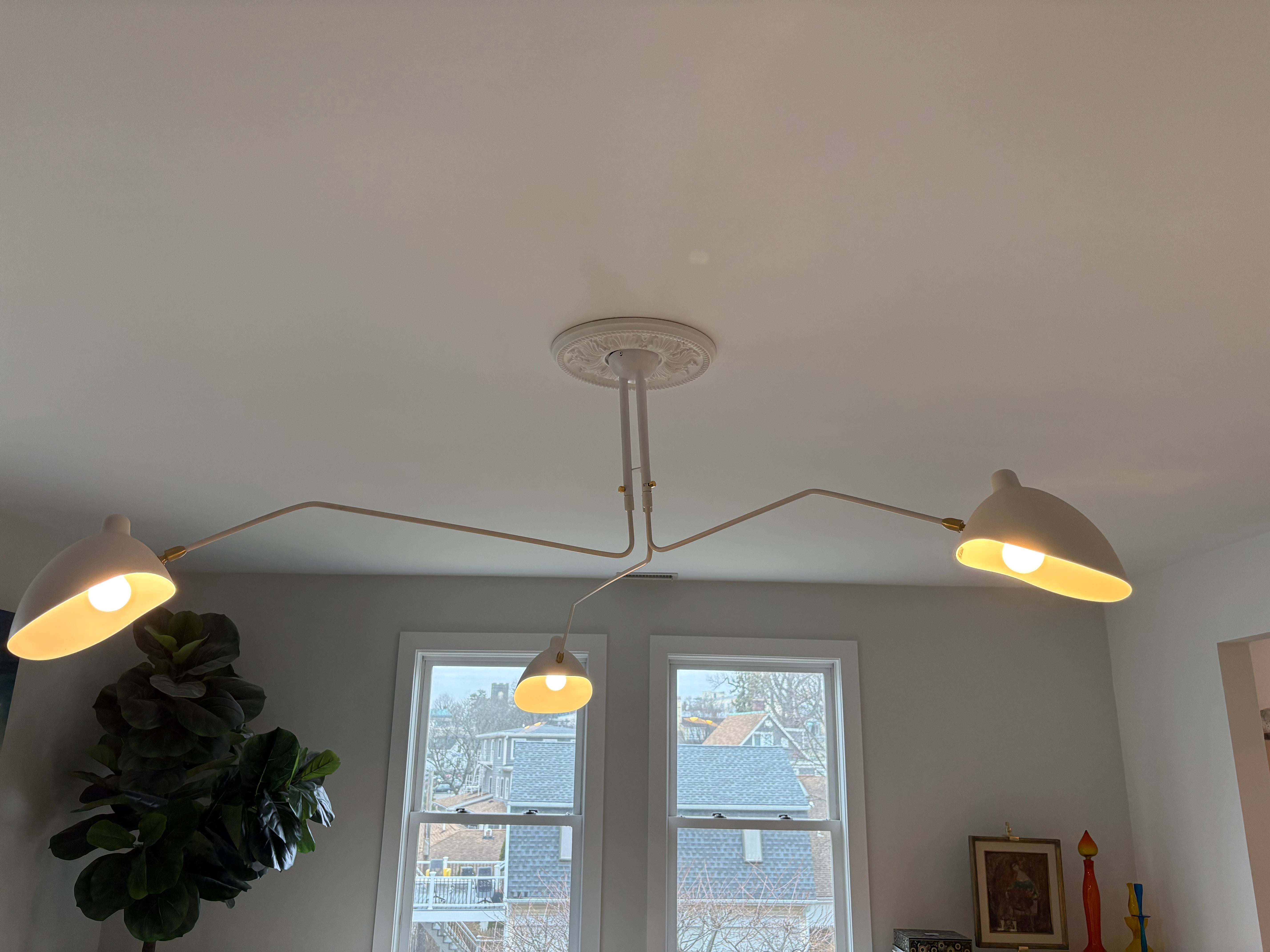 3-Arm Modern Chandelier