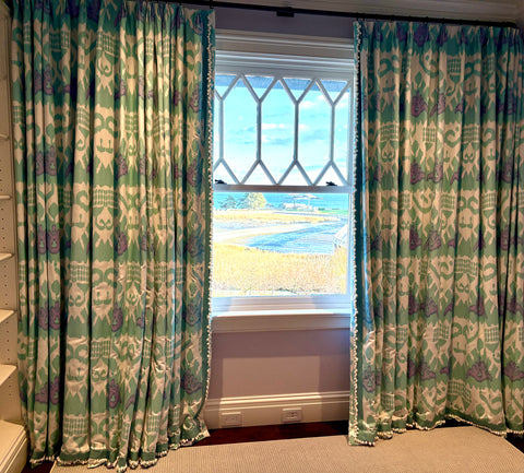 Pair of Ikat Draperies