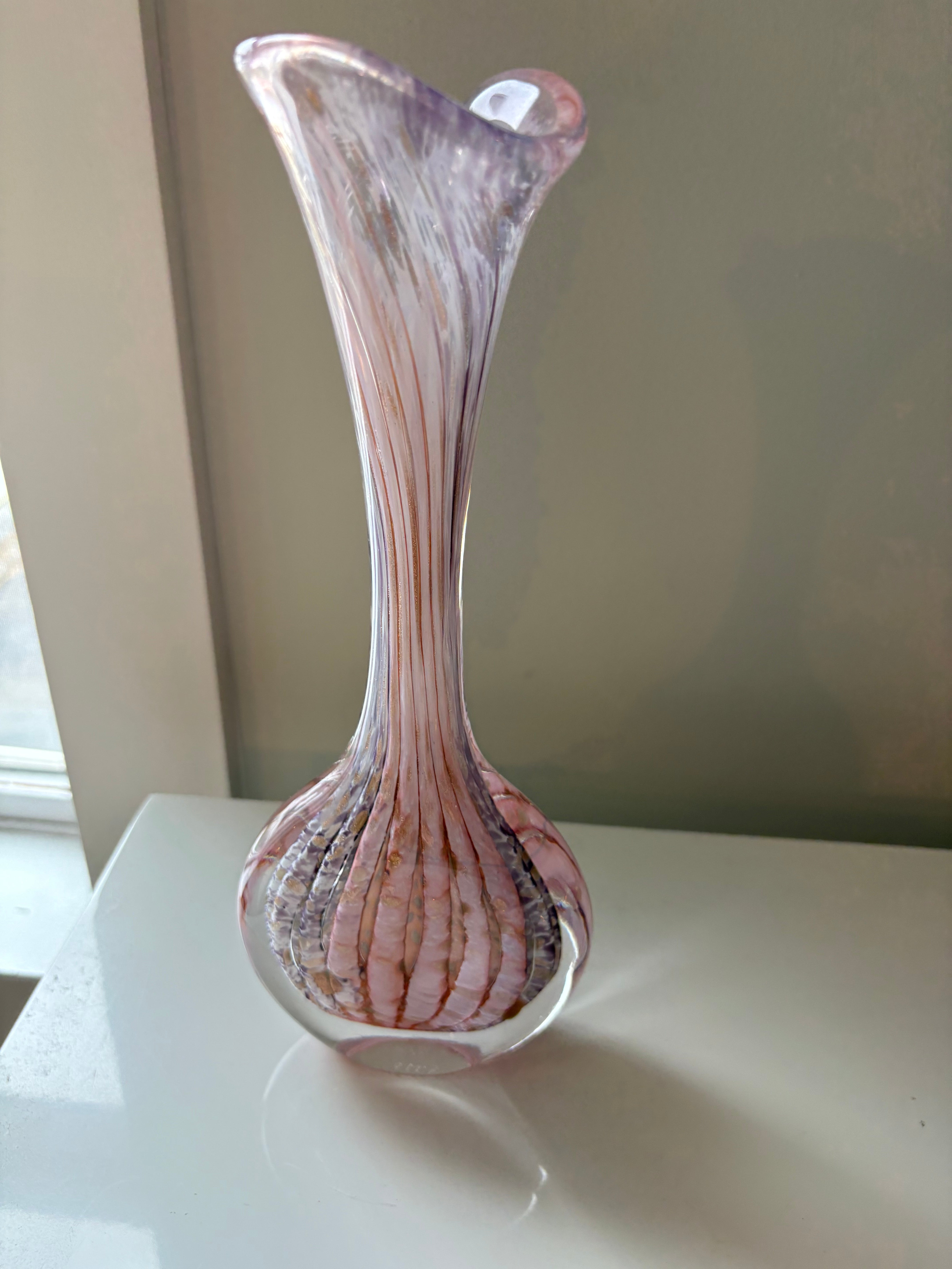 Murano Vase Signed