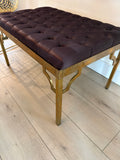 Vintage Brass Bench