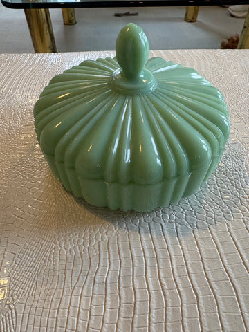 Fire King Jadeite Candy Dish c. 1950
