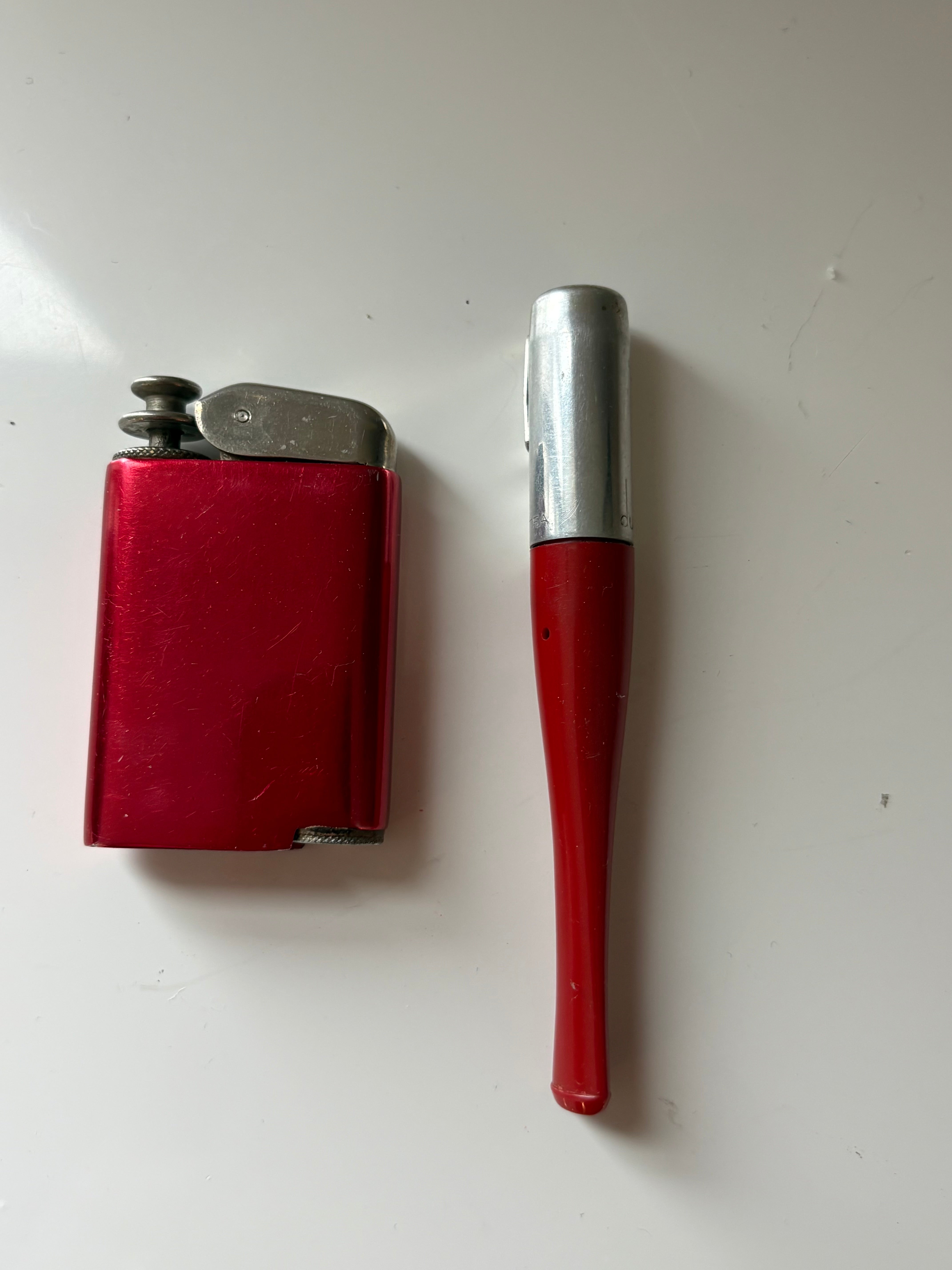 Vintage Denicotea Cigarette Holder and Kent Lighter