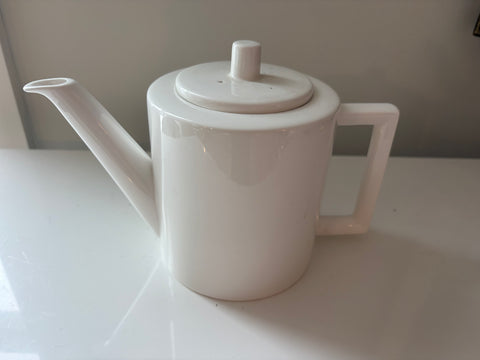 Conran's White Ceramic Teapot