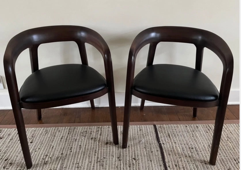 Pair of Bernhardt "Corvo" Chairs