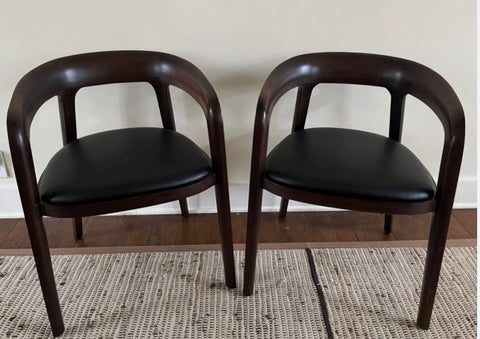 Pair of Bernhardt "Corvo" Chairs