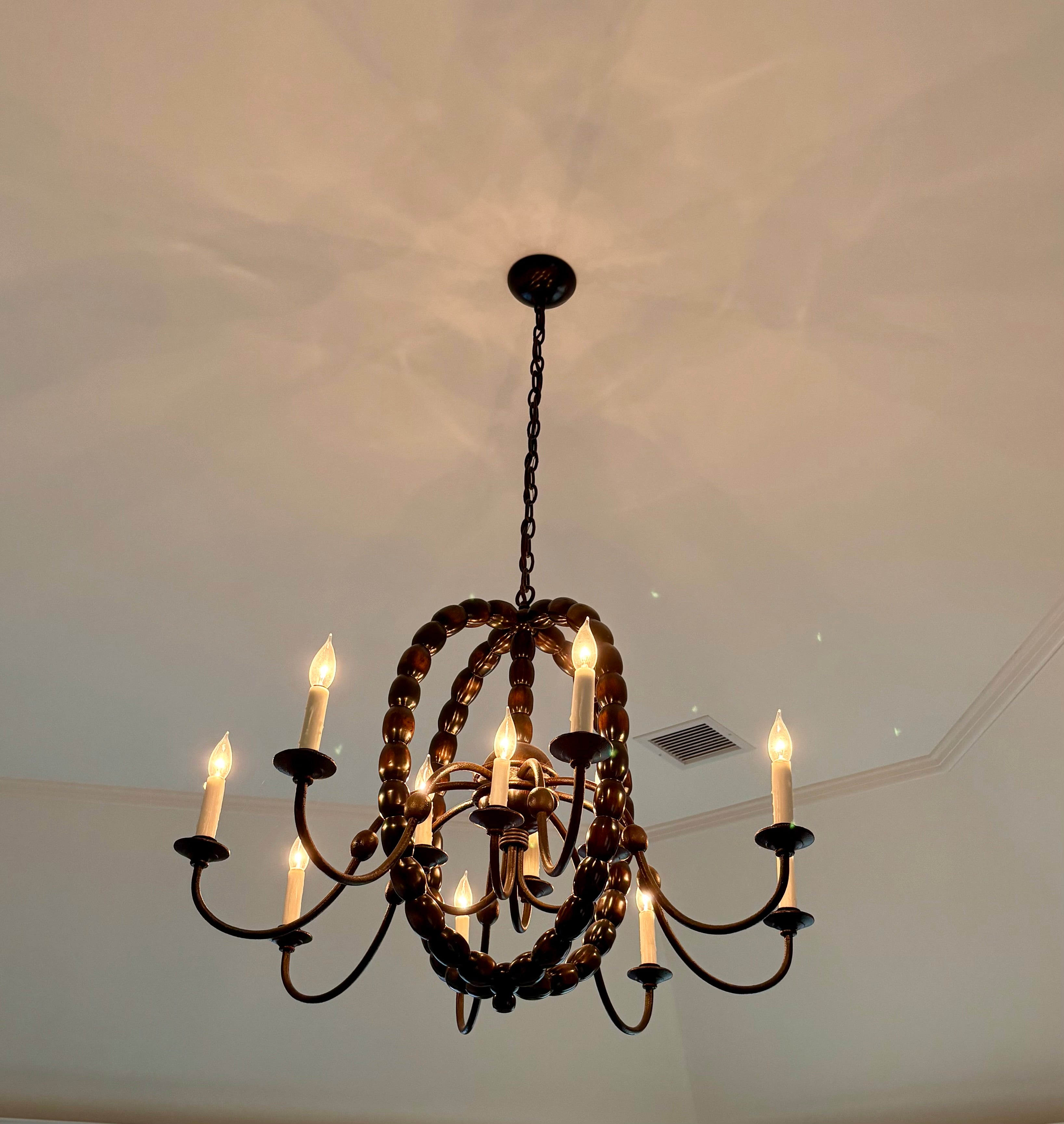 Bobbin Chandelier