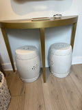 White Chinese Garden Stools