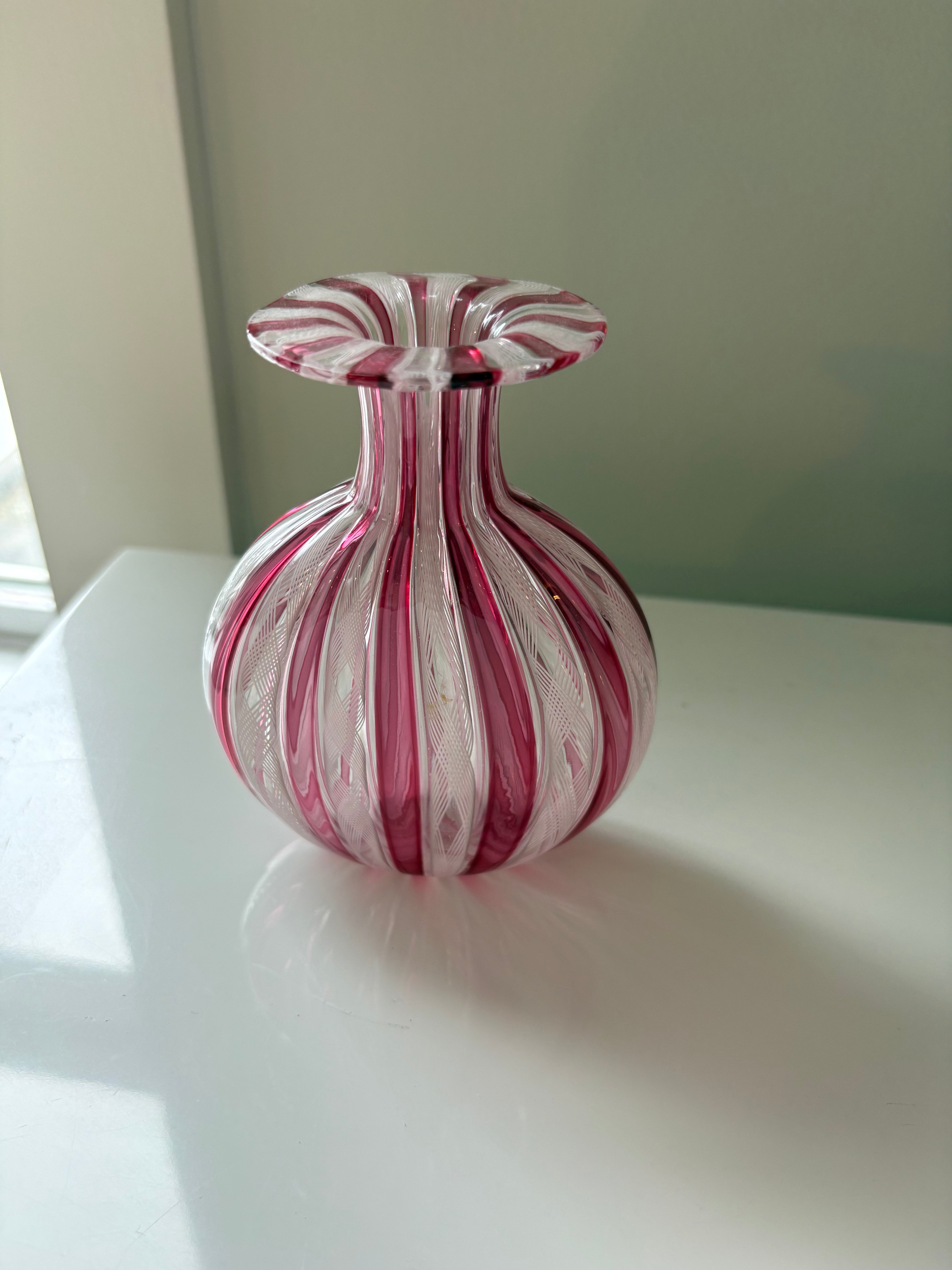 Signed Murano Venini Vase