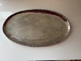 Beaded Silver Tray by Michael Aram