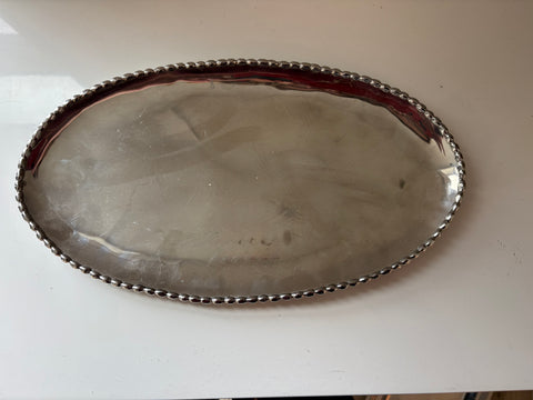 Beaded Silver Tray by Michael Aram