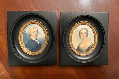 Pair of Miniature Portraits