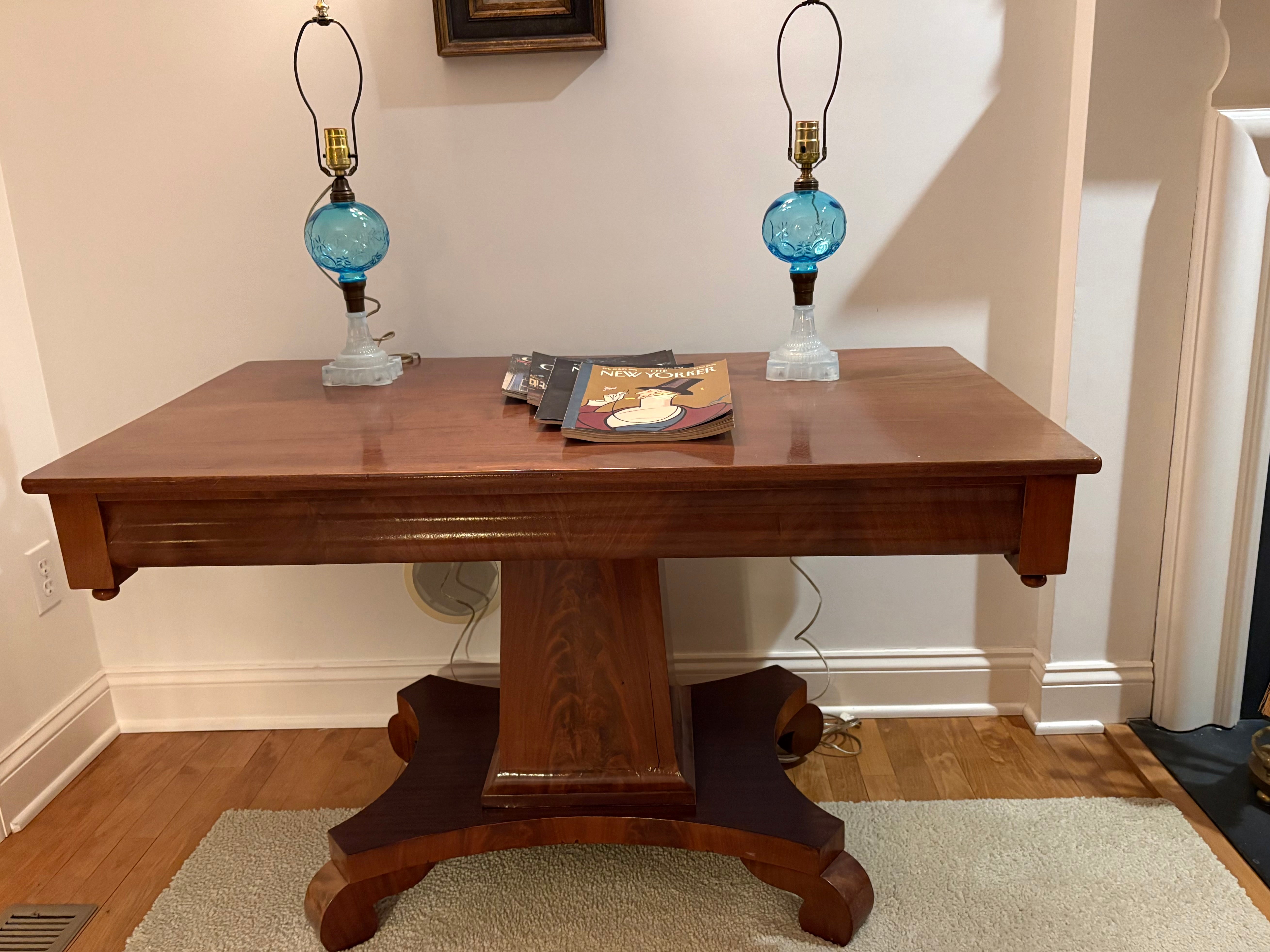 Antique Library Table