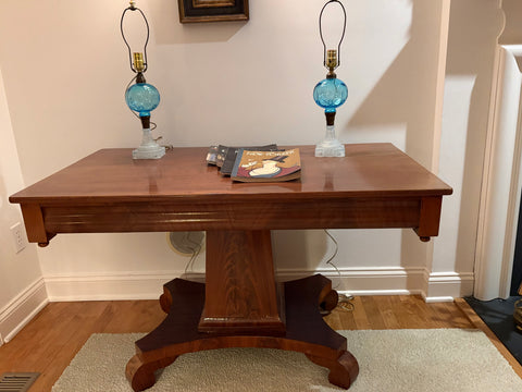 Antique Library Table