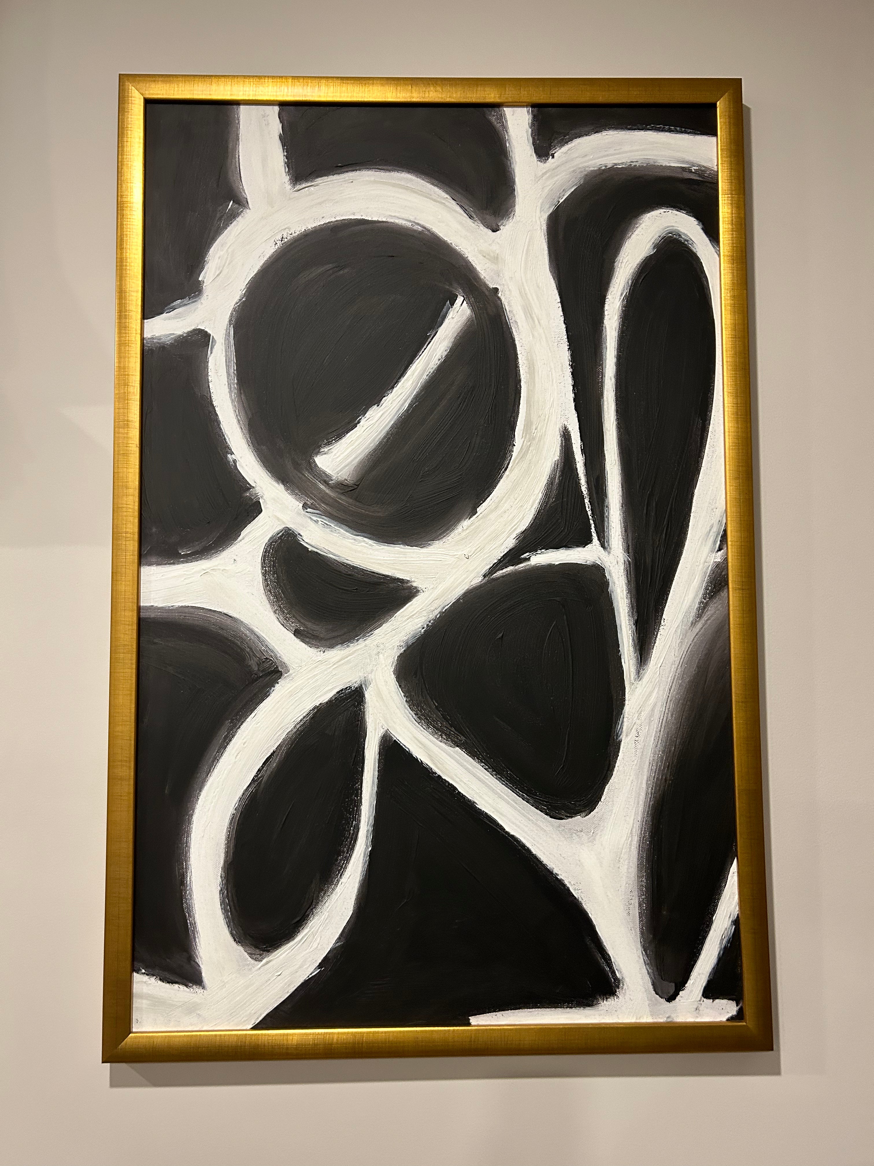 “Black and White Graffiti” - acrylic on canvas paintings