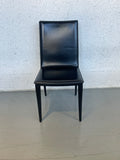 Frag Latina Black Leather Dining Chair