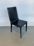 Frag Latina Black Leather Dining Chair