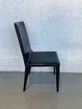 Frag Latina Black Leather Dining Chair