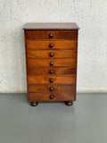 Small Victorian Mahogany Wellington Chest