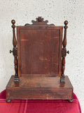 19th-Century Burl Walnut Dressing Table Mirror