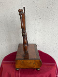 19th-Century Burl Walnut Dressing Table Mirror