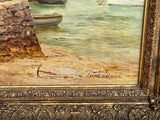 Ernest Walbourn Waiting for the Boats Oil on Canvas