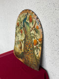 Vintage “Ecran de Cheminée” Peacock Fireplace Screen