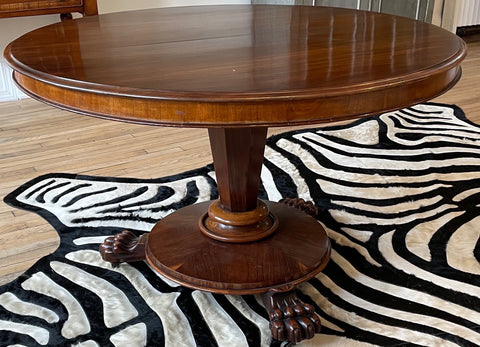 Antique Mahogany and Rosewood Flip Top Table