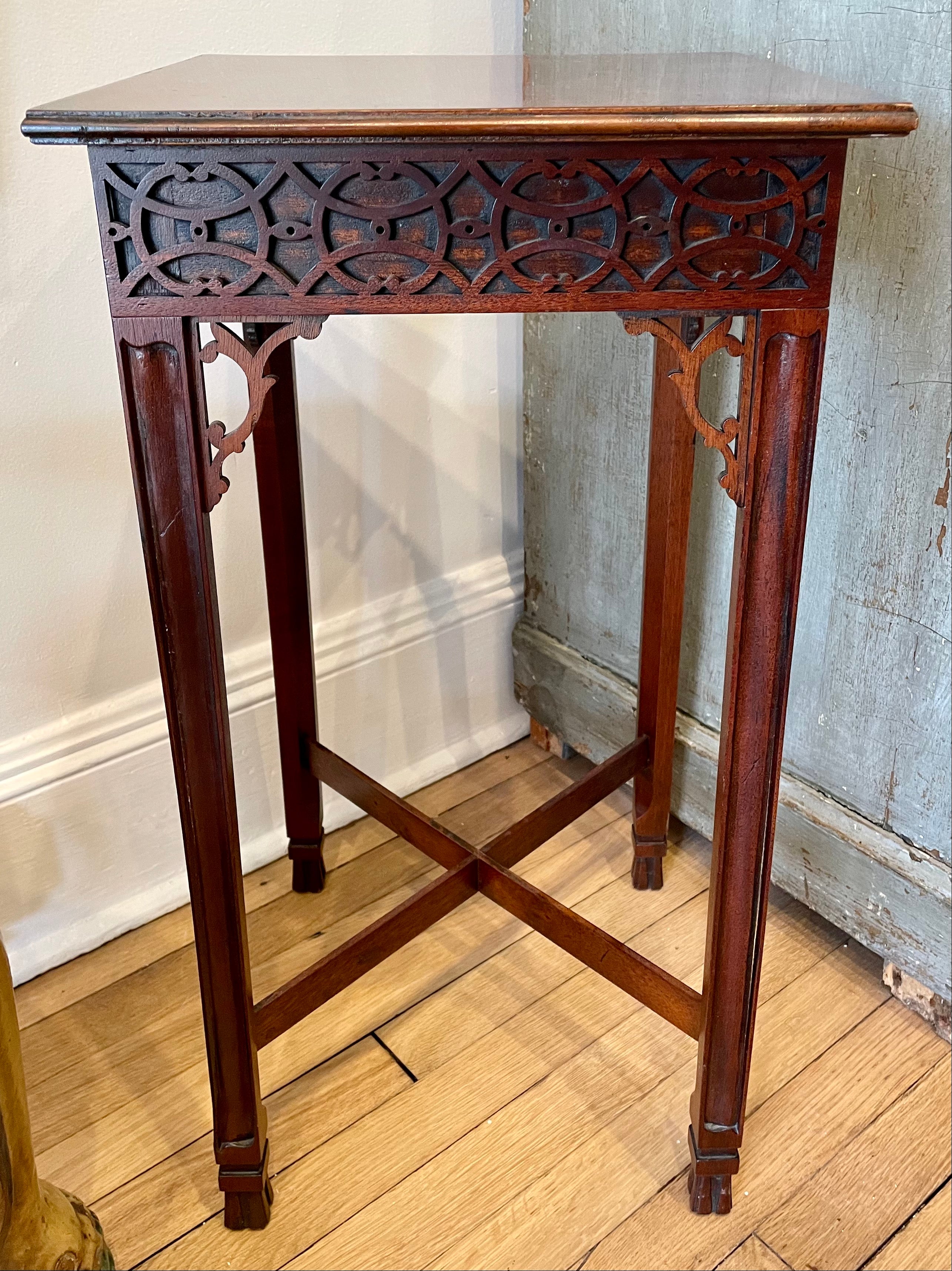 Small Chippendale Side Table