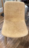 Light Brown Leather Desk Chair