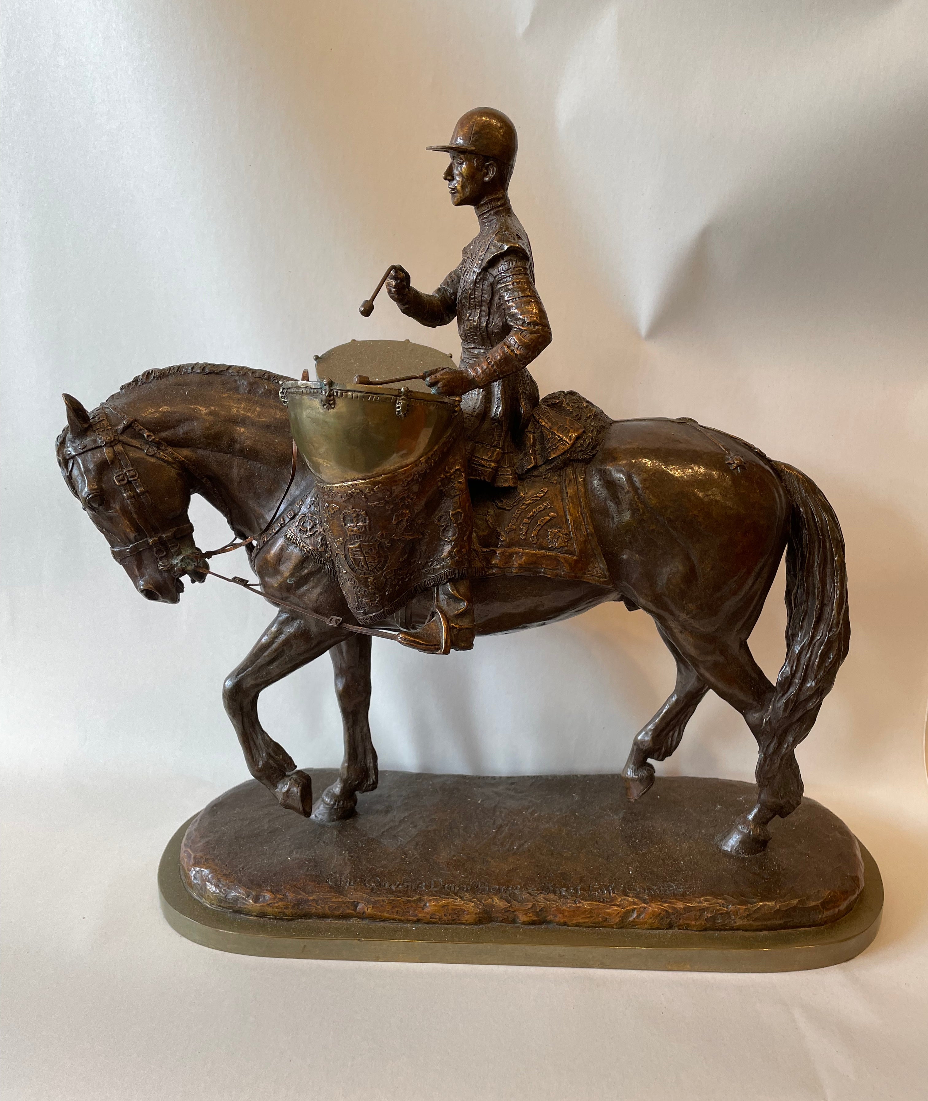 The Queen's Drum Horse - Bronze