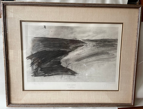 Andrew Wyeth, Snow Flurries, signed